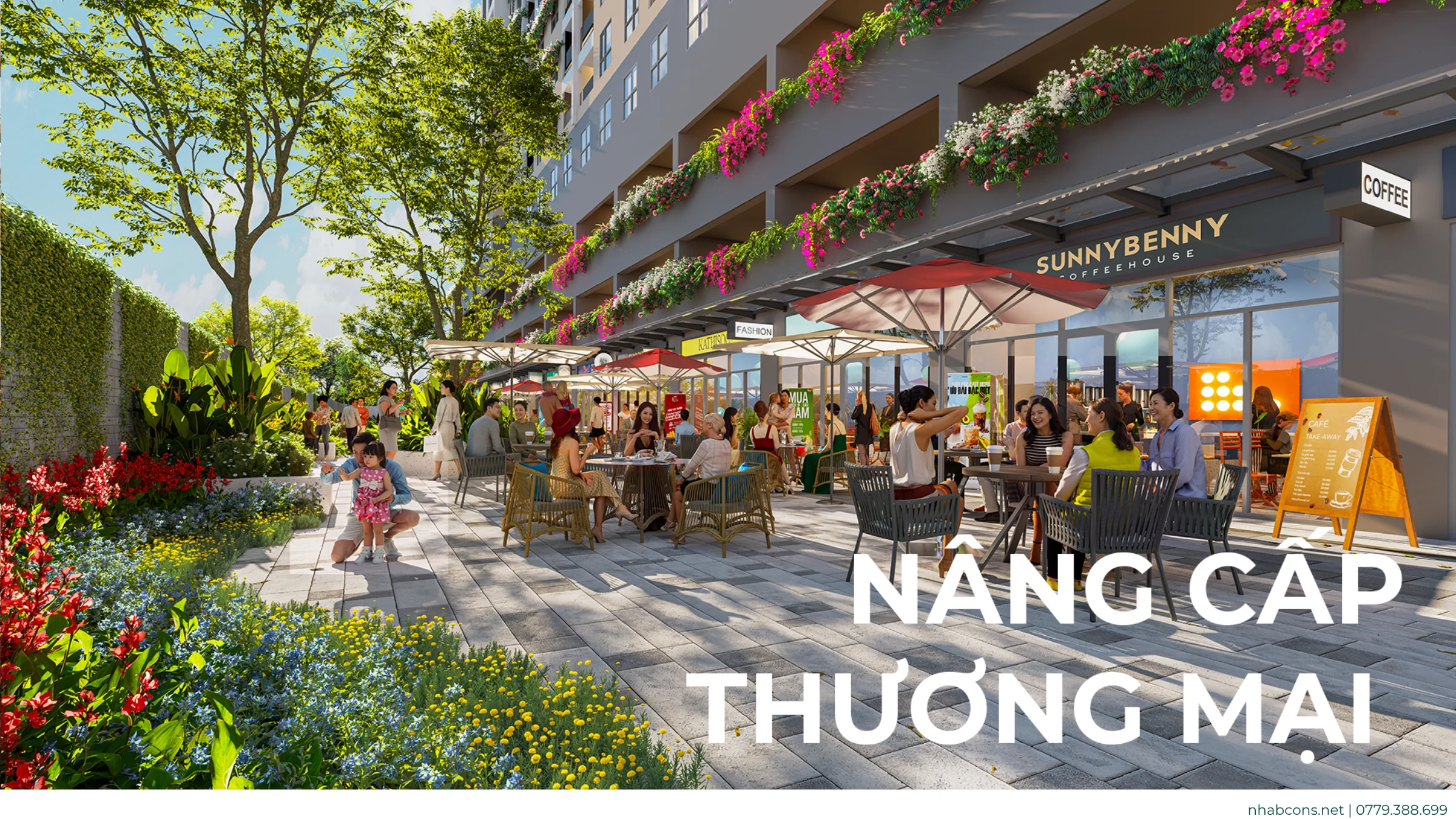 Tiện ích tầng trệt Bcons Aria