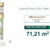 Căn hộ sân vườn Bcons Aria 71m2