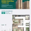 Layout căn 3PN Bcons Central Park